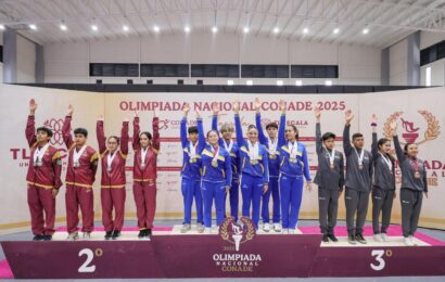 Tlaxcala en gimnasia trampolín logra dos bronces