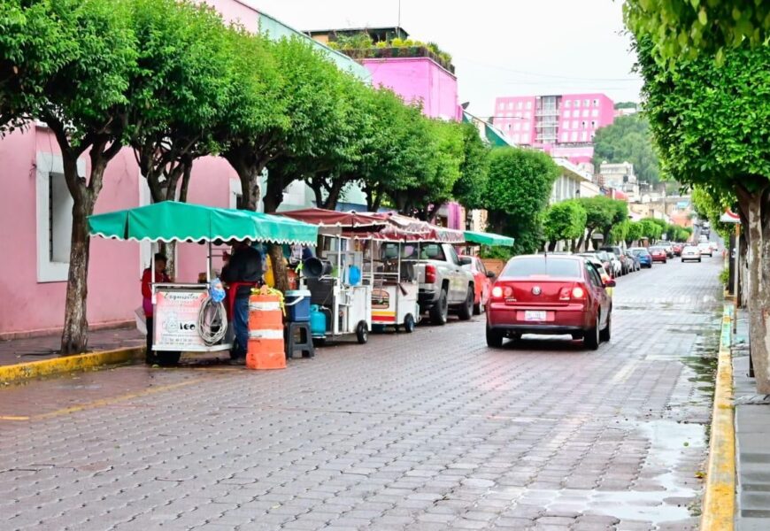 Reubicación de comerciantes en Tlaxcala
