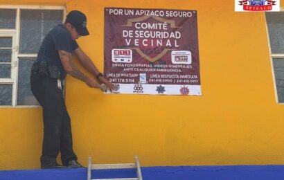 Comités de Paz en Apizaco fortalecen seguridad