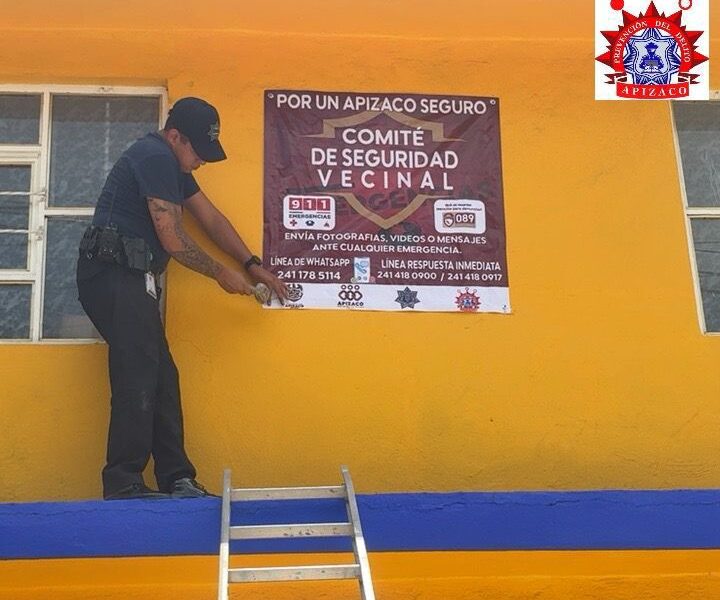 Comités de Paz en Apizaco fortalecen seguridad