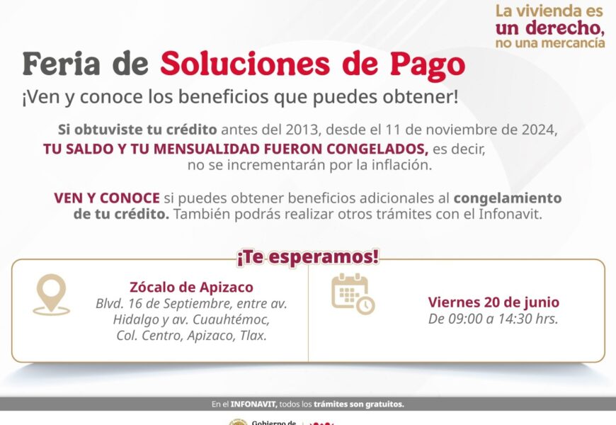 Feria de Soluciones de Pago llega a Apizaco