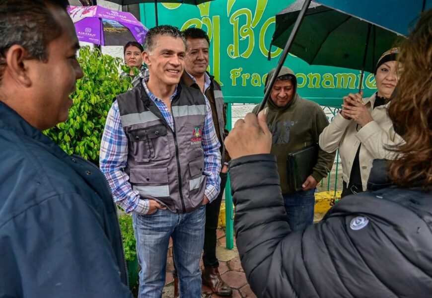Alcalde de Tlaxcala refuerza dialogo con familias de Ocotlán