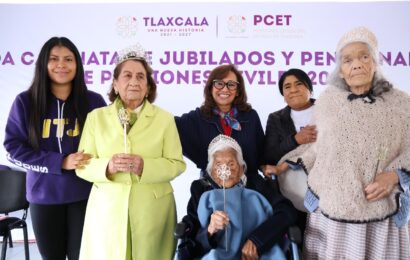 Reina de los pensionados y jubilados recibe homenaje por su legado