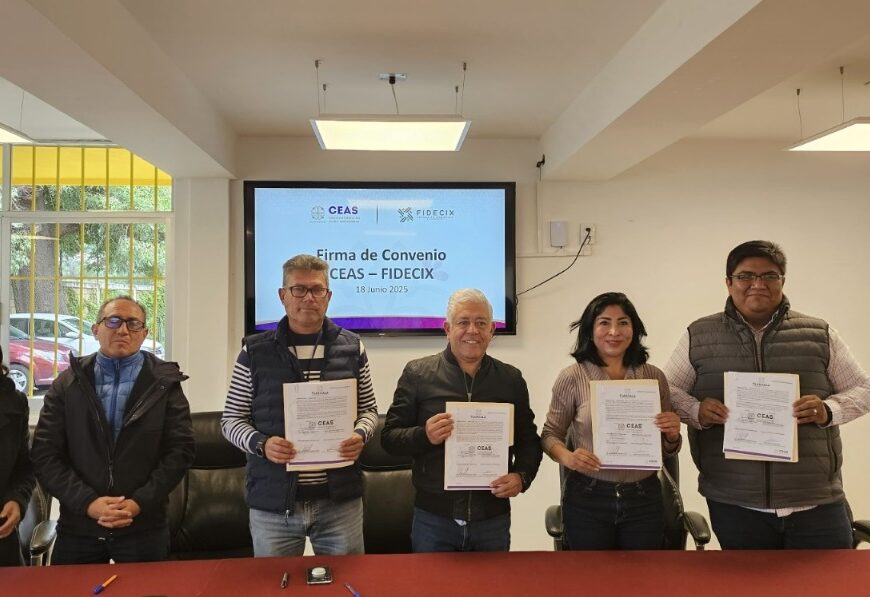 Convenio CEAS y FIDECIX impulsa desarrollo en Huamantla