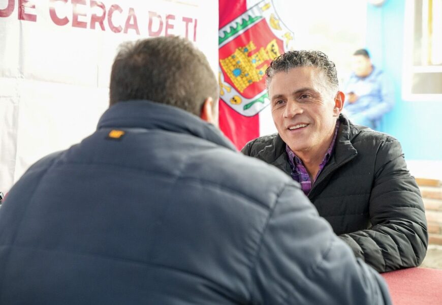 Presidente de Tlaxcala Alfonso Sánchez acerca apoyos a Ixtulco
