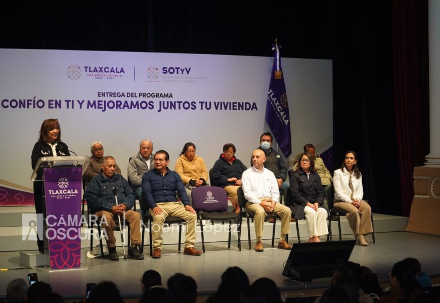 «Confío en ti y mejoramos juntos tu vivienda» impulsa mejoras en Tlaxcala