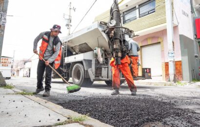 Retoman Programa Municipal de Bacheo  en  vialidades de Tlaxcala