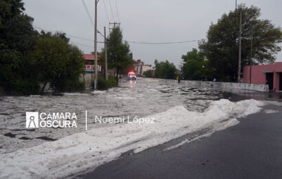 Lluvias con granizo en Tlaxcala dejan afectaciones