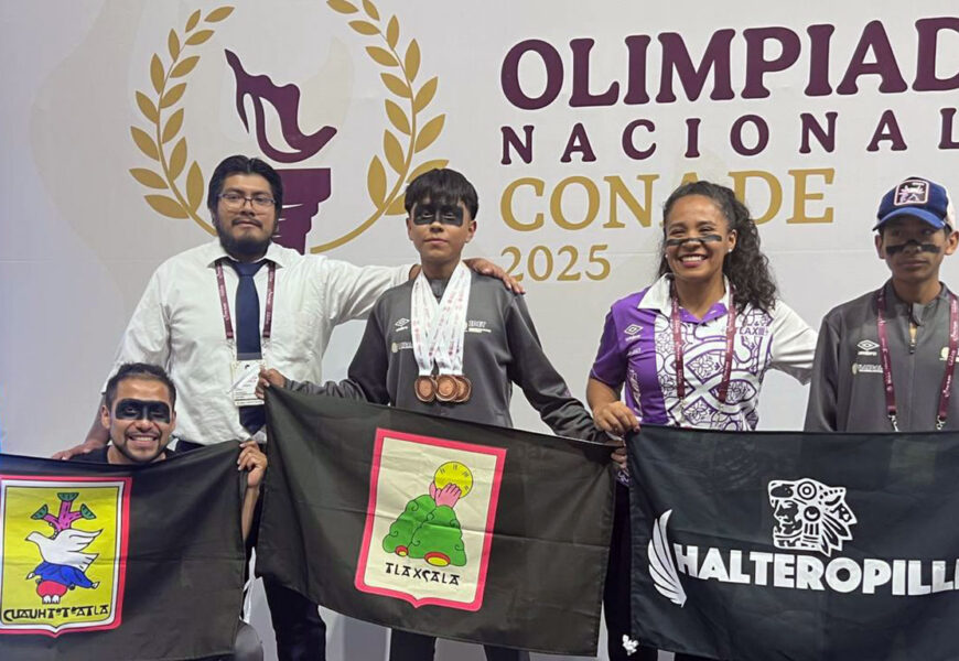Halterofilia Tlaxcala Sub 15 gana medallas