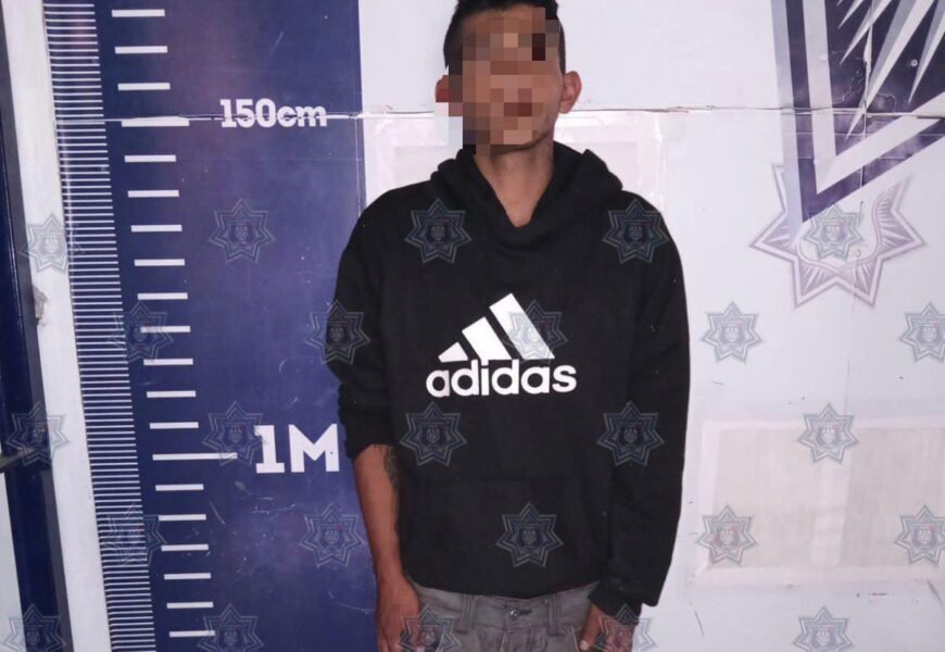Detienen a hombre armado en Apizaco