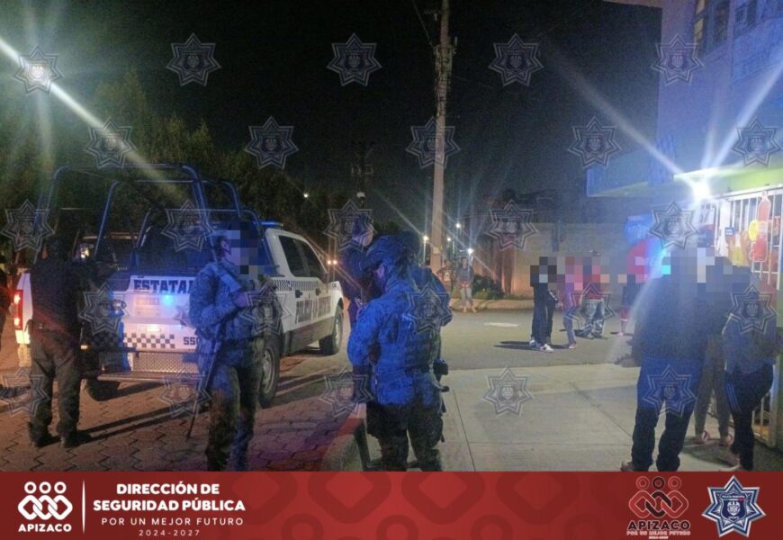 Policía de Apizaco colabora en detención