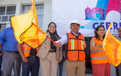 Javier Rivera encabeza inicio de obras en comunidades de Apizaco