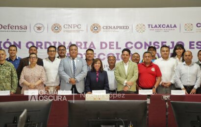 Consejo Estatal de Protección Civil refuerza medidas por lluvias en Tlaxcala