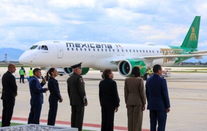 Mexicana de Aviación recibe su primera aeronave