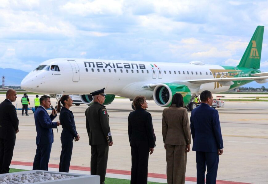 Mexicana de Aviación recibe su primera aeronave