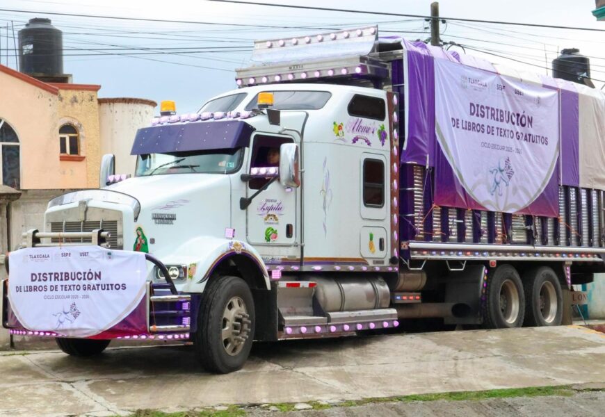 Libros de texto gratuitos llegan a Tlaxcala