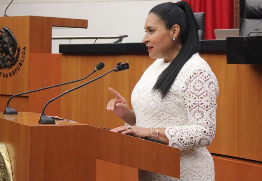 Ana Lilia Rivera respalda nueva ley de seguridad aprobada en el Senado