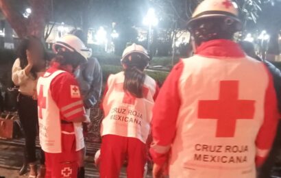 Policía Municipal de Tlaxcala atiende agresión en plaza
