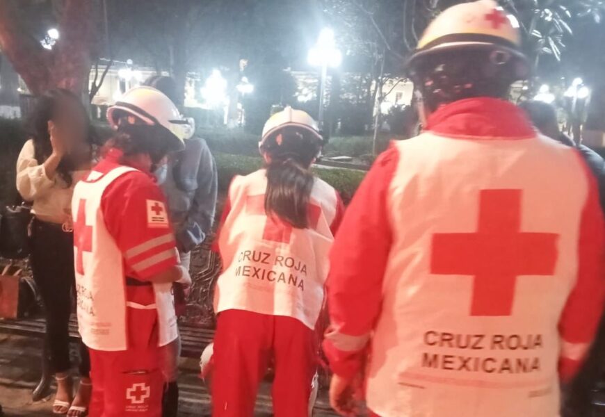 Policía Municipal de Tlaxcala atiende agresión en plaza