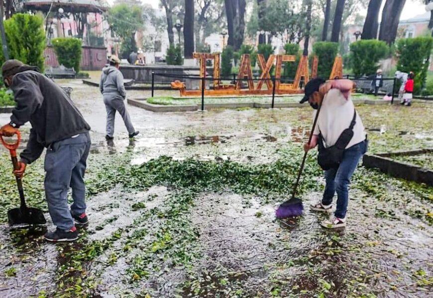 Granizada en Tlaxcala deja afectaciones