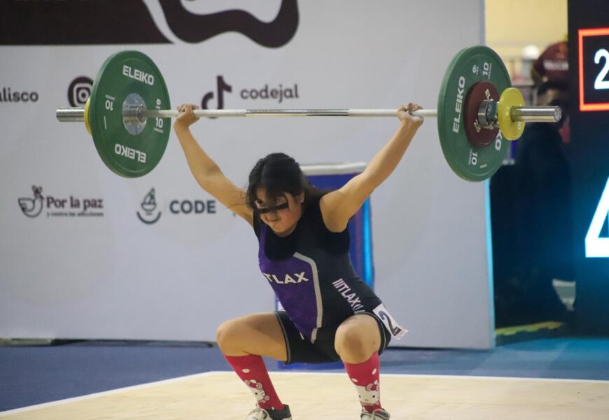Olimpiada Nacional CONADE 2025 recibe a promesa tlaxcalteca en halterofilia