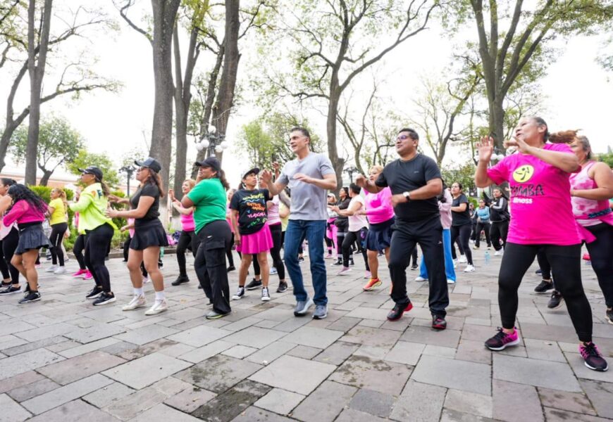 Mega clase de zumba en Tlaxcala fortalece salud, unión y deporte