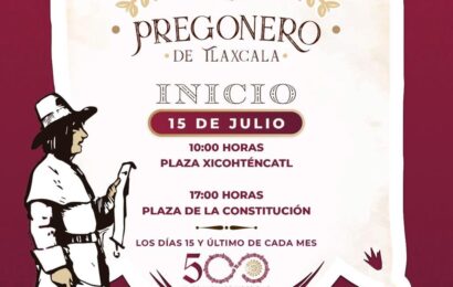 El Pregonero de Tlaxcala conecta pasado y presente con noticias en plazas públicas