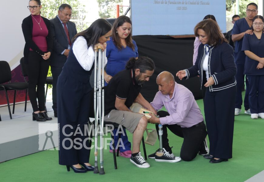 Entrega de prótesis en Tlaxcala impulsa autonomía e inclusión