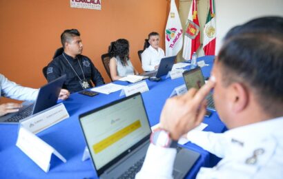El presidente municipal de Tlaxcala fortalece estrategia contra delitos