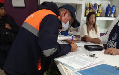 Verificación en establecimientos nocturnos en Apizaco