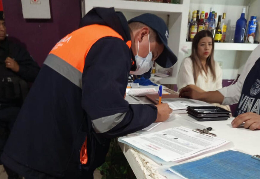 Verificación en establecimientos nocturnos en Apizaco Verificación en establecimientos nocturnos en Apizaco