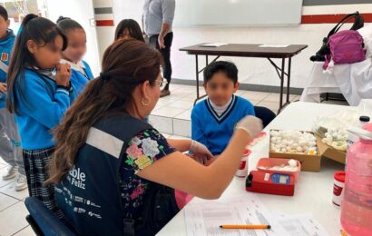 Evaluaciones médicas escolares avanzan en Tlaxcala