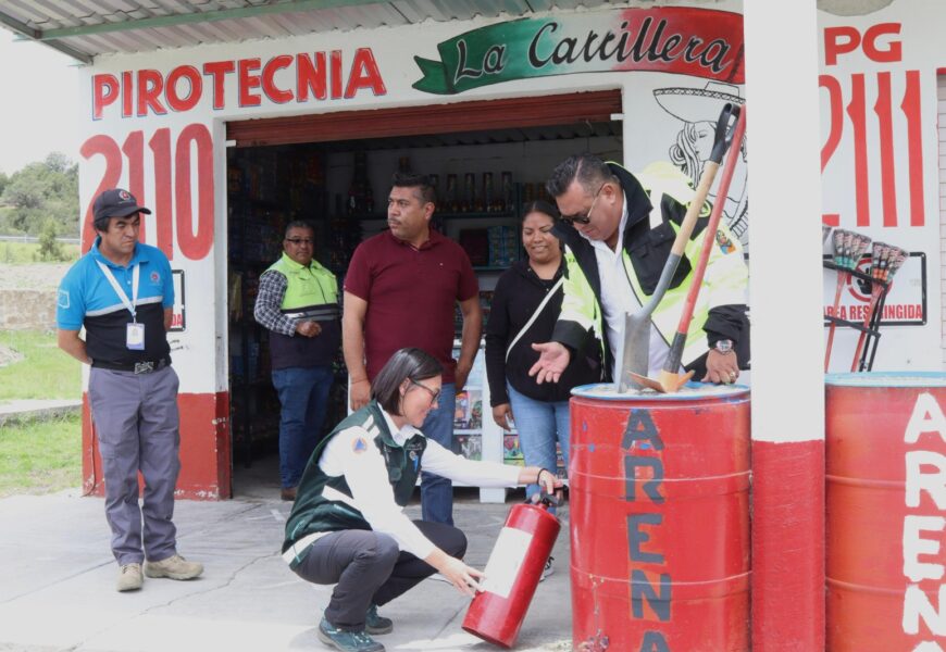 Supervisión en zonas pirotécnicas fortalece medidas de seguridad