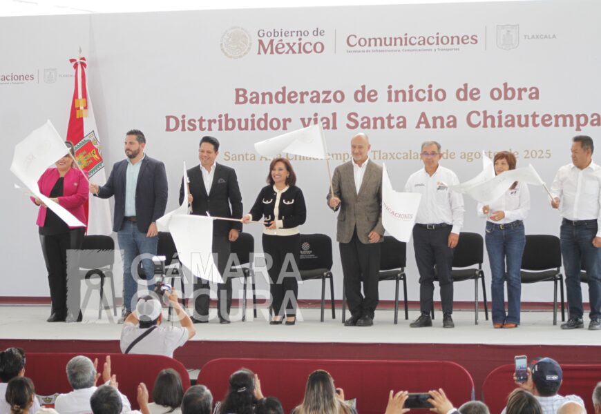 Distribuidor vial Santa Ana Chiautempan impulsará movilidad y economía local
