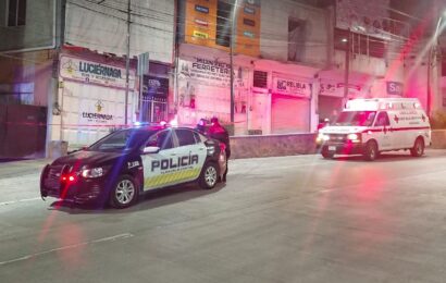 Interviene policía municipal de Tlaxcala ante reporte de persona inconsciente