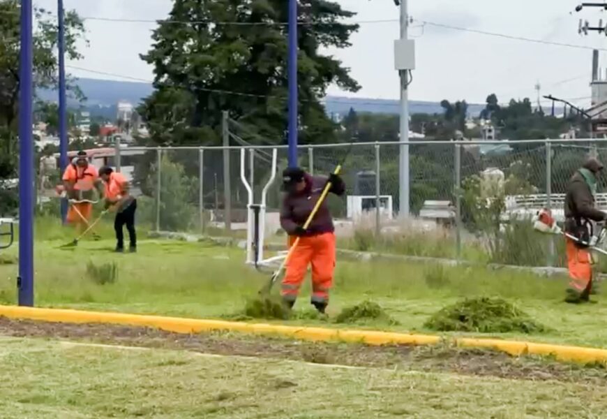 Mejoramiento urbano en Tizatlán impulsa imagen y seguridad