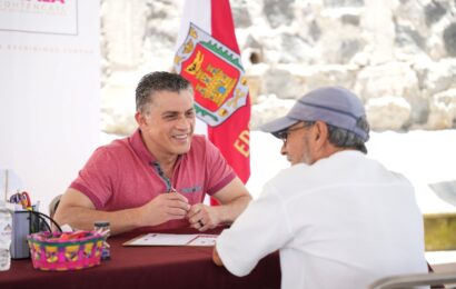 Alfonso Sánchez realiza audiencia pública en San Isidro