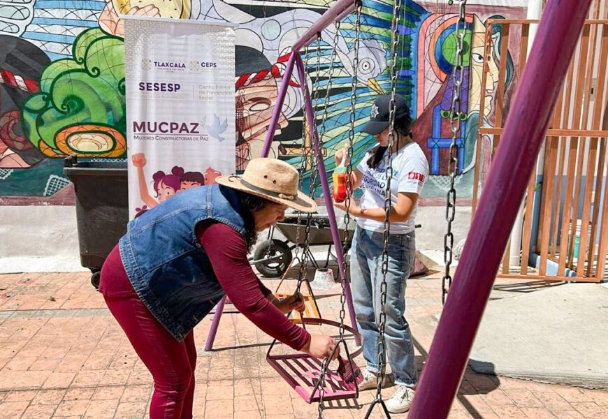 Ayuntamiento de Tlaxcala rehabilita 10 áreas públicas para familias tlaxcaltecas