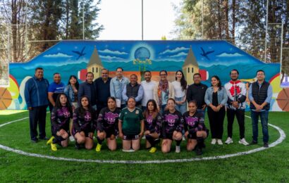Rehabilitada cancha de fútbol Cualtikate fomenta deporte y unidad comunitaria
