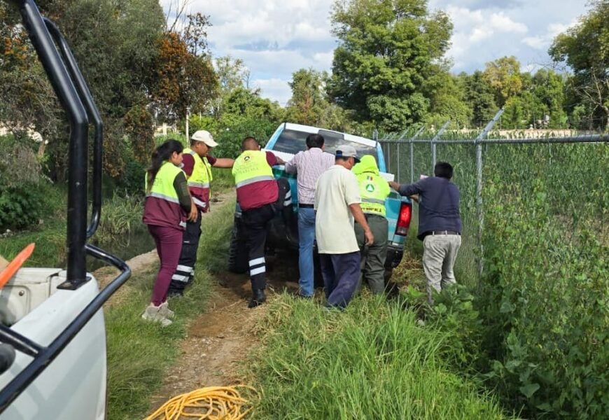 Alfonso Sánchez García atiende afectaciones por lluvias
