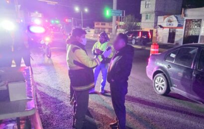 Operativo de alcoholimetría en Tlaxcala refuerza la seguridad vial