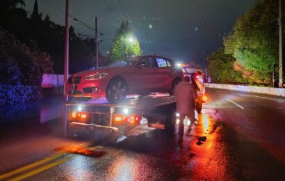 Vehículo abandonado en Ocotlán–Tlaxcala retirado por seguridad Vehículo abandonado en Ocotlán–Tlaxcala retirado por seguridad
