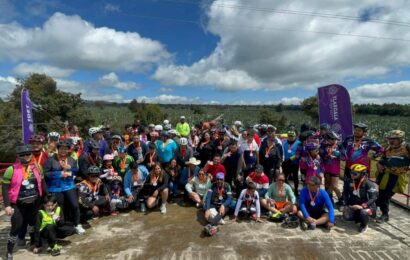 Biciteando por Tlaxcala reúne a 100 ciclistas