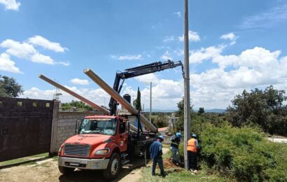 Electrificación San Lucas Cuauhtelulpan Tlaxcala