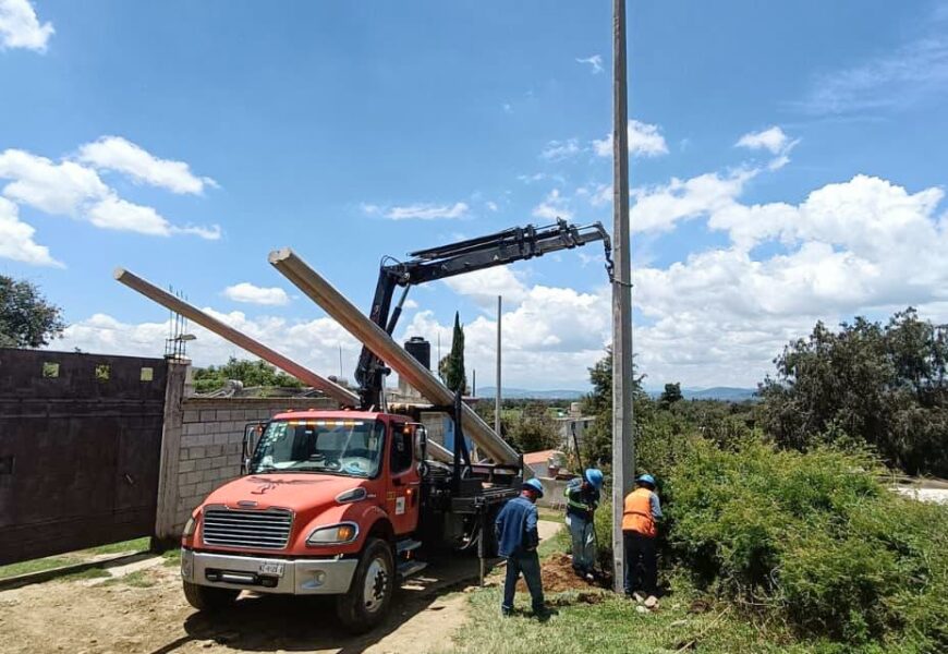 Electrificación San Lucas Cuauhtelulpan Tlaxcala