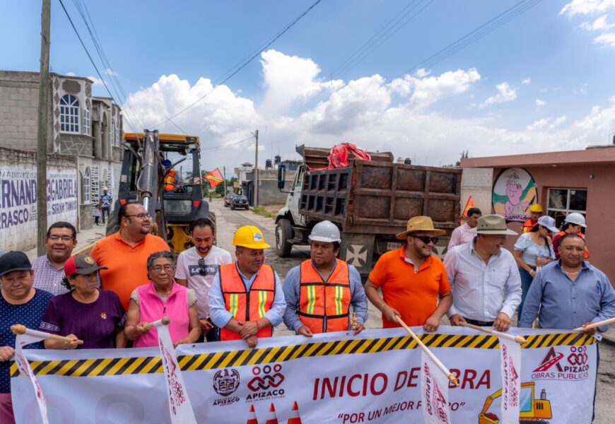 Obras de rehabilitación Apizaco mejoran movilidad y seguridad