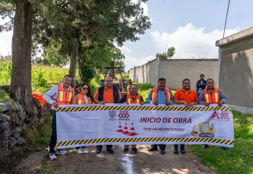 Obras en Apizaco impulsan infraestructura y bienestar ciudadano