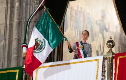 Primer Grito de la Independencia que encabeza una mujer Presidenta en México