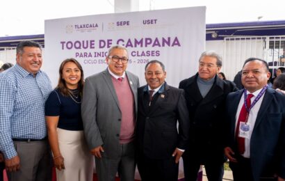 Inicio de ciclo escolar en Apizaco refuerza compromiso educativo