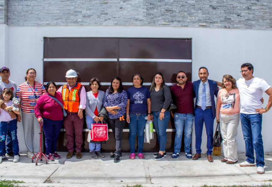 Pavimentación calle Duraznos Apizaco mejora calidad de vida de familias